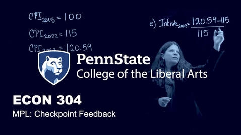 Thumbnail for ECON 304_L02_Checkpoint 2-1_MPL Checkpoint Feedback