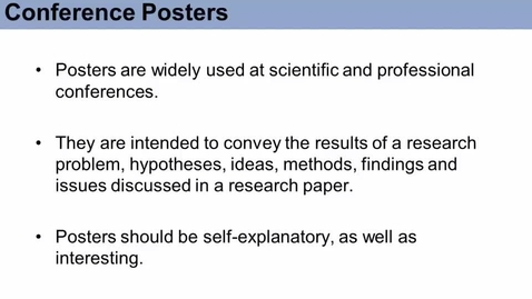 Thumbnail for SOC573_L05_Conference_Posters