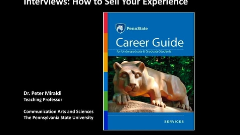 Thumbnail for CAS212_L05_How_to_Sell_Your_Experience