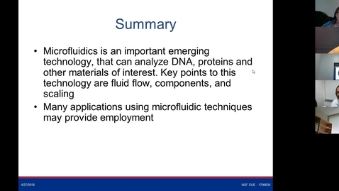 Thumbnail for entry Session 4 Microfluidics Lab Demo