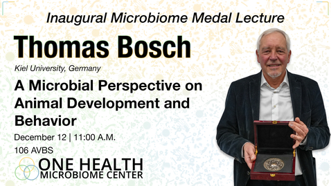 Thumbnail for Inaugural Microbiome Medal Lecture | Thomas Bosch, Kiel University