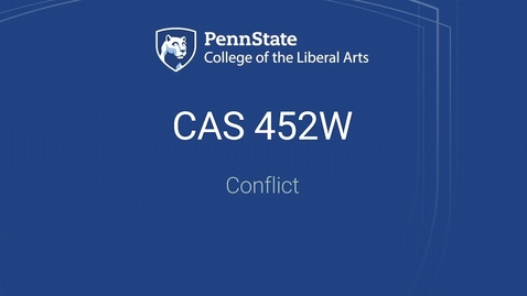 Thumbnail for CAS452W_L09_02_Conflict