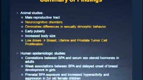 Thumbnail for entry Endocrine Disruptors: Is Exposure Harmful? - Sheela Sathyanarayana, MD, MPH