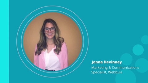 Thumbnail for entry Jenna Devinney:  Data Technology Marketing