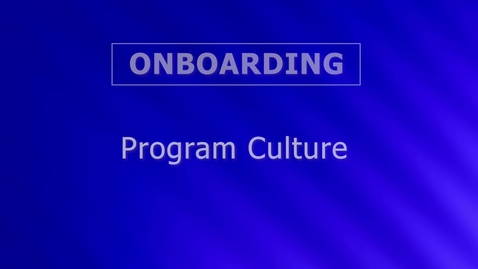 Thumbnail for V4 ONBOARDING Program Culture aug19