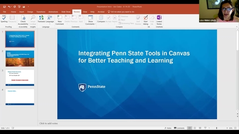 Thumbnail for Integrating Penn State Tools in Canvas for Better Teaching and Learning: Keep Teaching Webinar Series