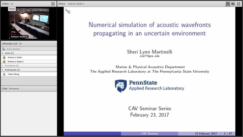 Thumbnail for CAV Seminars 02/23/2017 - Martinelli