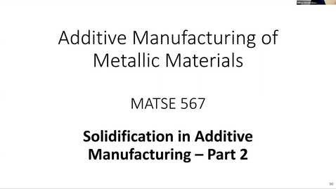 Thumbnail for 567 - 07 - Solidification part 2