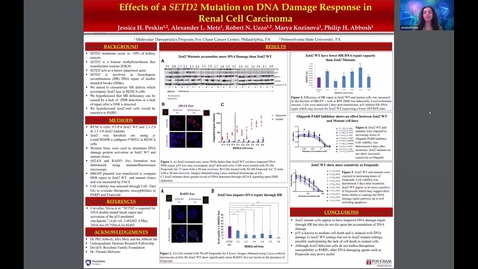 Thumbnail for entry Effects of a SETD2 Mutation on DNA Damage Response in Renal Cell Carcinoma