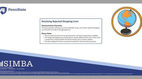 Thumbnail for entry SIMBA Short: Resolving Rejected Shopping Carts
