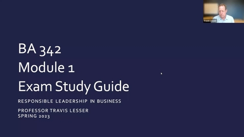 Thumbnail for BA 342: Module 1 Exam Study Guide
