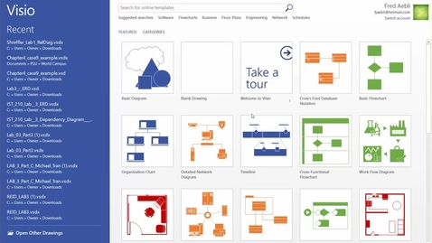 Thumbnail for entry Data Modeling Basics with Visio 2013