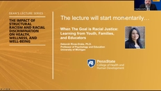 Go to When The Goal is Racial Justice: Learning from Youth, Families, and Educators with duration: 1 hour, 3 minutes
