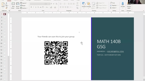 Thumbnail for entry PSL-GSG MATH 140B - Amanda (Fall 2020 Week 9)