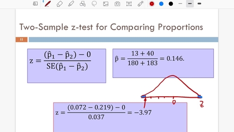 Thumbnail for Lesson 8.3. Inference for 2 Proportion c