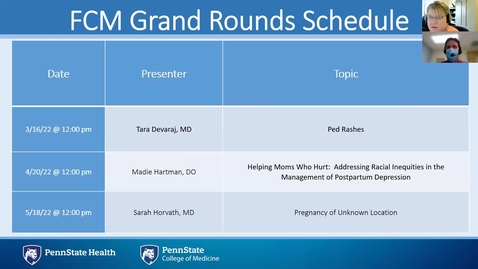 Thumbnail for entry 3.16.22 - Pediatric Rashes (Tara Devaraj, MD)