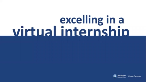 Thumbnail for Excelling in a Virtual Internship Workshop