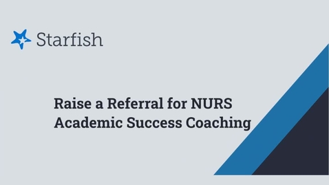 Thumbnail for Raising the NURS referral