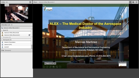 Thumbnail for Marcias Martinez - Aircraft Life EXtension - 11/11/2016