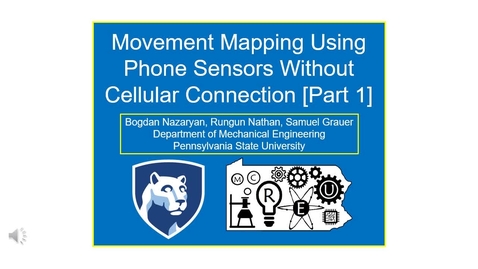 Thumbnail for entry Movement Mapping Using Phone Sensors Without Cellular Connection [Part 1]