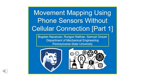 Thumbnail for Movement Mapping Using Phone Sensors Without Cellular Connection [Part 1]