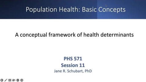 Thumbnail for entry Lesson 11: Population Health Concepts