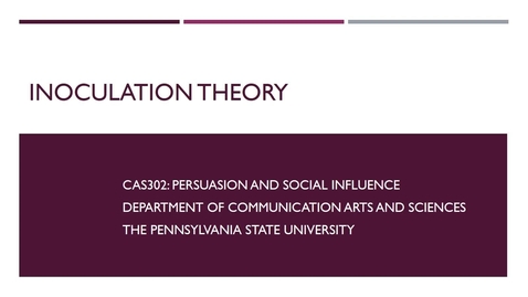 Thumbnail for CAS302_L07_01_Inoculation_Theory_Part1