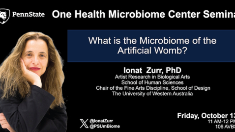 Thumbnail for What is the Microbiome of the Artificial Womb? | Ionat Zurr, PhD, Uni. of Western Australia