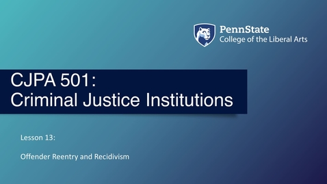 Thumbnail for CJPA501_L13_Lecture