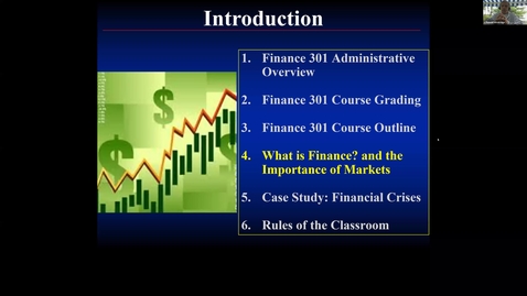 Thumbnail for entry S1 - The Importance of Financial Markets