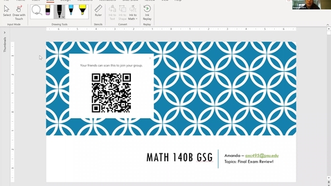 Thumbnail for PSL-GSG MATH 140B - Amanda (Fall 2020 Week 16 Exam Review)