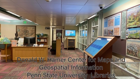Thumbnail for Donald W. Hamer Center for Maps and Geospatial Information