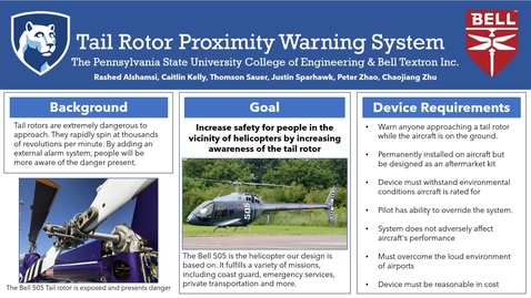 Thumbnail for Bell Tail Rotor Proximity Warning System