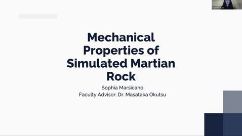 Thumbnail for Mechanical Properties of Simulated Martian Rock