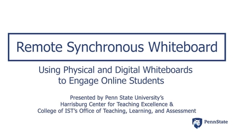 Thumbnail for Remote Synchronous Whiteboard