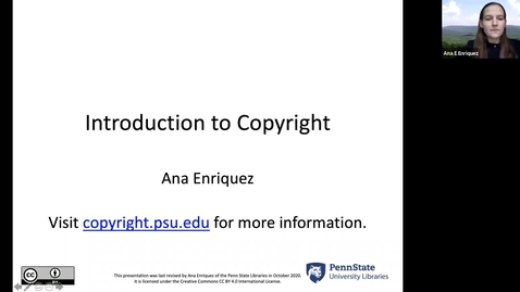 Thumbnail for entry Introduction to Copyright: What Copyright Covers (part 1 of 4)