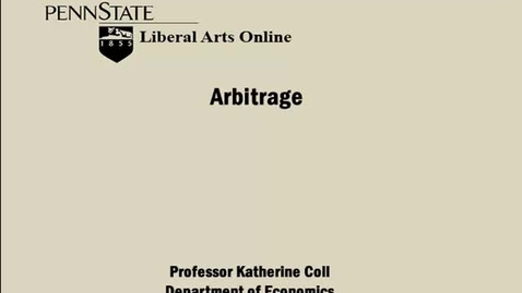 Thumbnail for ECON333_L09_Arbitrage