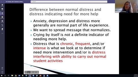 Thumbnail for How to Help Distressed Students