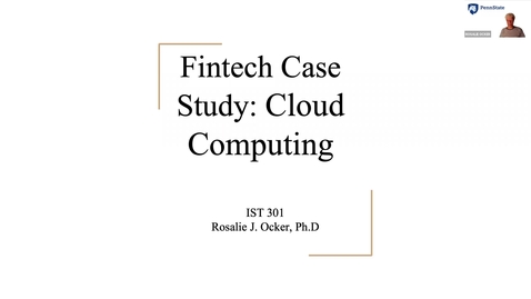 Thumbnail for L08b: Fintech Case Study - Cloud Computing (ETI/IST 301)