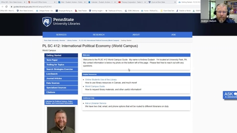 Thumbnail for entry PLSC412-Librarian_Andrew_Dudash_Introduction_Final