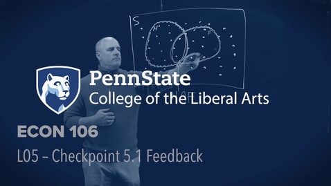 Thumbnail for ECON 106 L05 – Checkpoint 5.1 Feedback