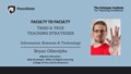 Go to Faculty to Faculty: Tried & True Teaching Strategies [Information Sciences & Technology] with duration: 5 minutes, 41 seconds