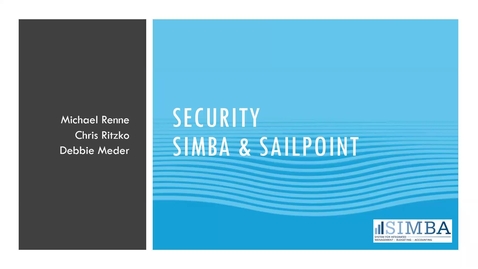 Thumbnail for SIMBA and SailPoint