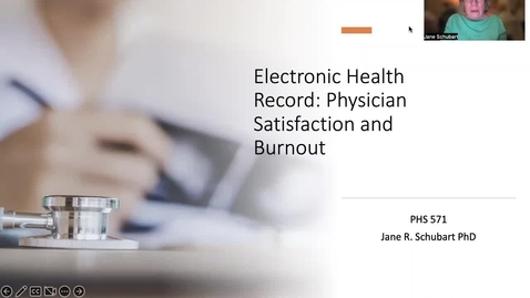 Thumbnail for entry Lesson 13: Electronic Health Record: Physician Satisfaction and Burnout