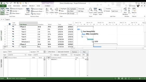 Thumbnail for entry Resource Planning with Microsoft Project