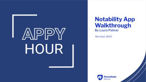 Thumbnail for Notability Walkthrough by Laura Palmer