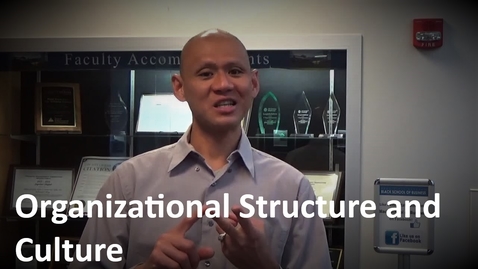 Thumbnail for entry MANGT 510 Organizational Structure and Culture