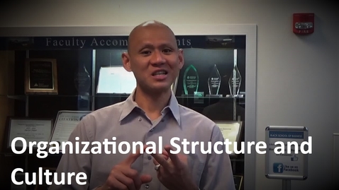 Thumbnail for MANGT 510 Organizational Structure and Culture