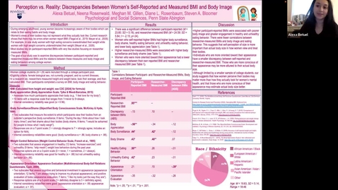 Thumbnail for Perception vs. Reality: Discrepancies Between Women’s Self-Reported and Measured BMI and Body Image