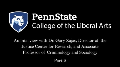 Thumbnail for CJPA501_L13_Zajac_Interview_2